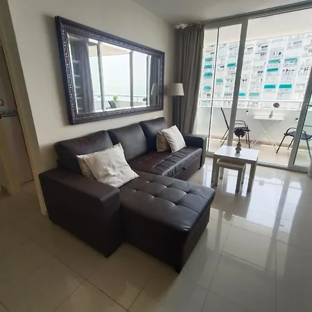 Apartmán Frontal Al Mar Terraza Y Vistas Puerto Marina T46a2 *