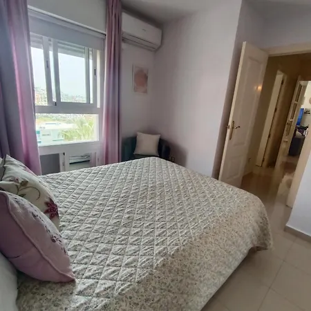 Apartmán Frontal Al Mar Terraza Y Vistas Puerto Marina T46a2 Benalmádena