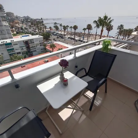 Apartmán Frontal Al Mar Terraza Y Vistas Puerto Marina T46a2 *